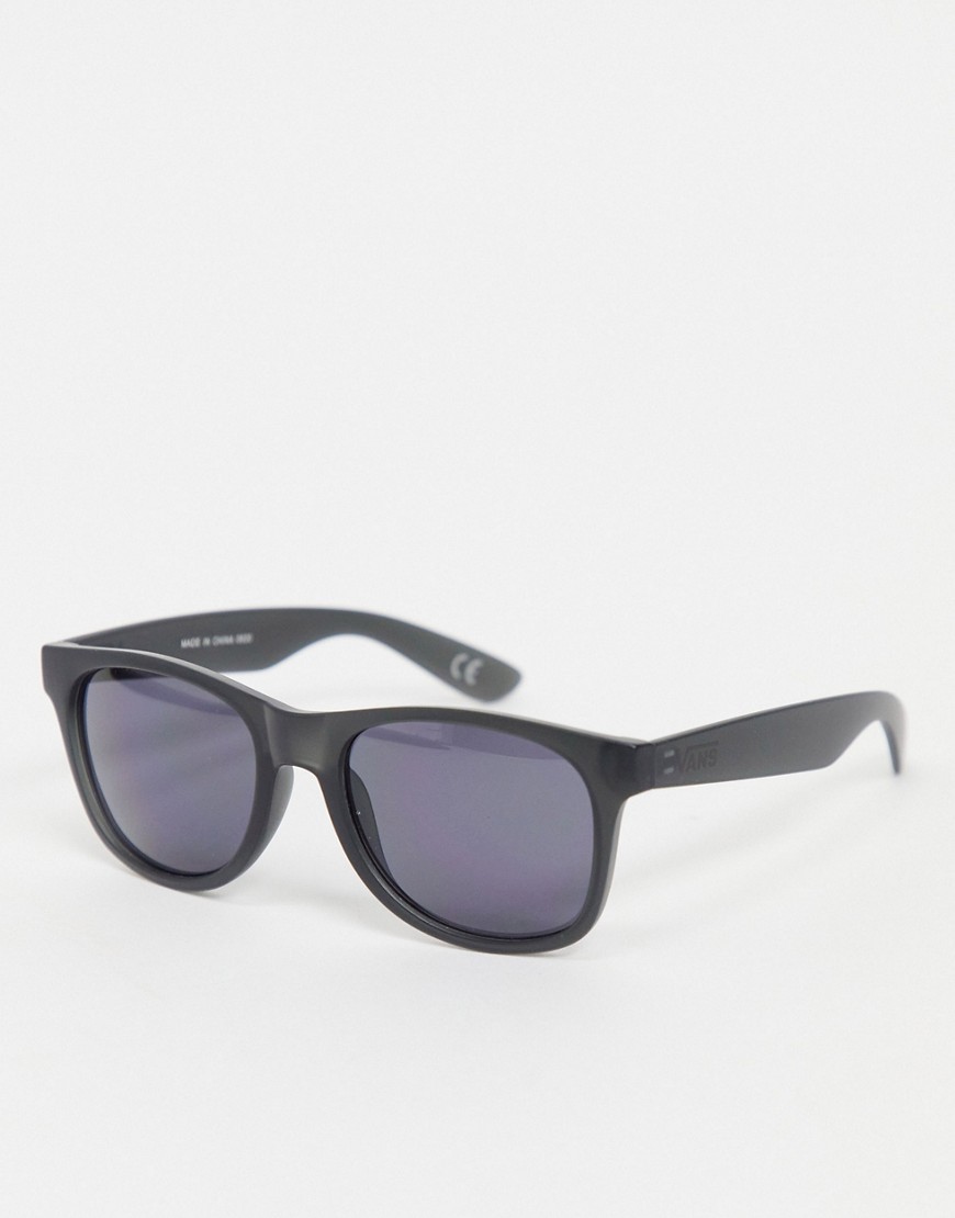 Vans Spicoli 4 checkerboard sunglasses in black-Clear