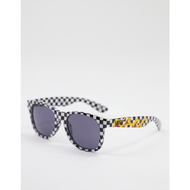 Vans on sale checkerboard glasses