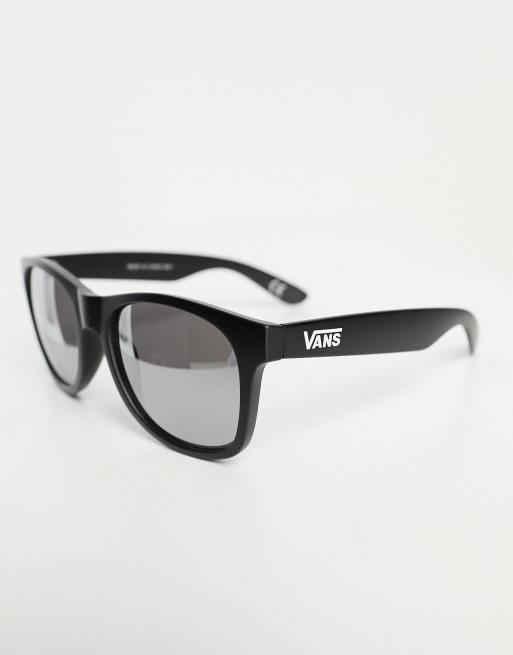 Vans Spicoli 4 sunglasses in black silver ASOS | matte and