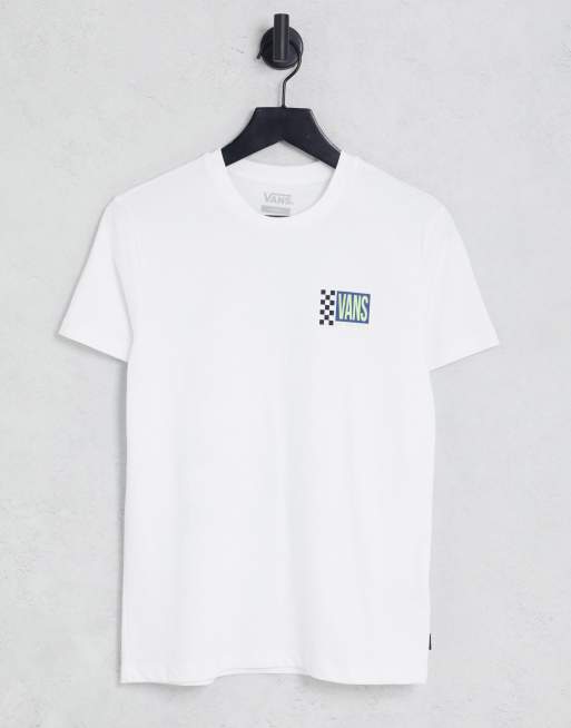 Vans – Spin Win – T-Shirt in Weiß 