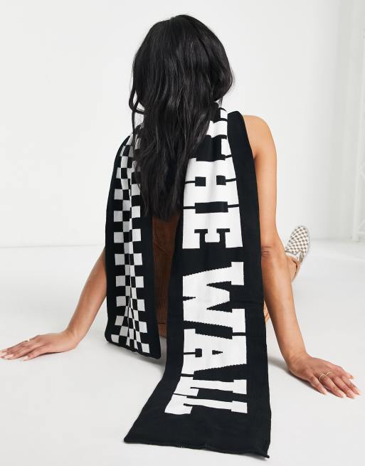 vans checkered scarf