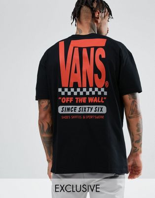 vans black t shirt