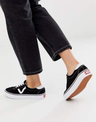 vans sport trainers black