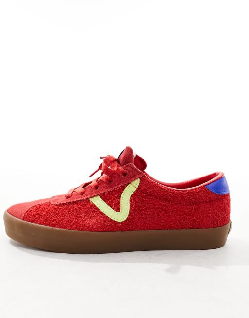 Vans Sport Low in red with gum sole ASOS