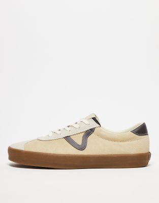 Vans - Sport Low - Sneaker in Hellbraun mit Gummisohle