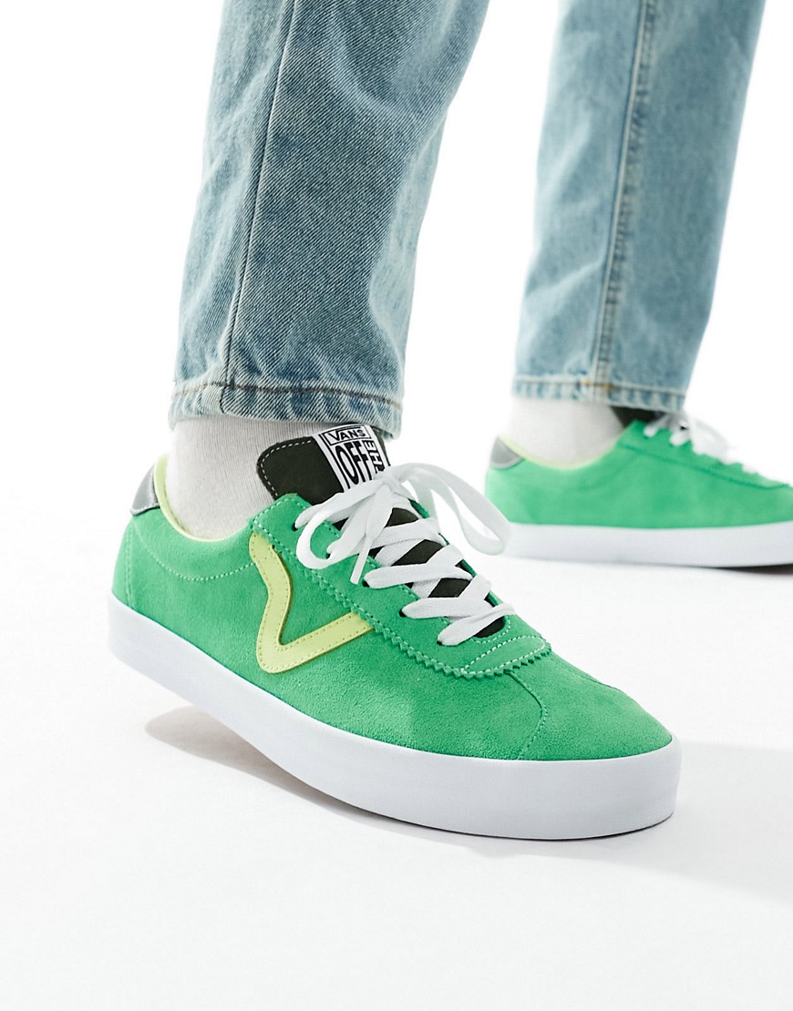 Sport Low sneakers in green and yellow