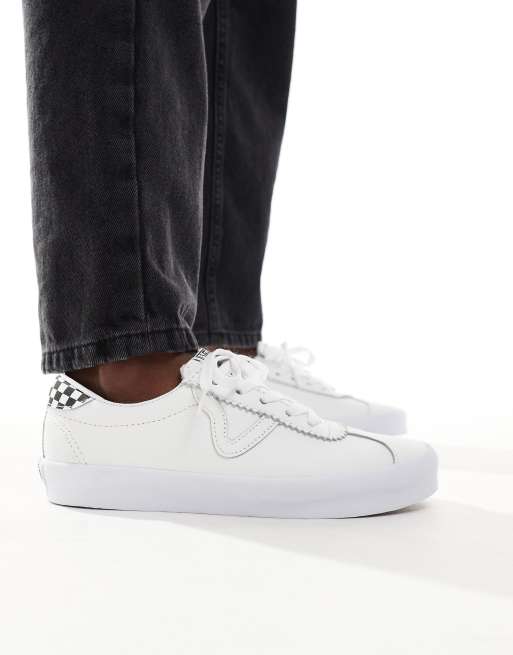 White low rise outlet vans