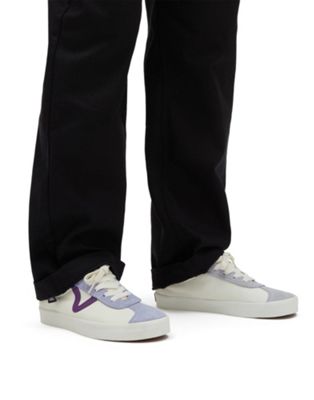  Sport low trainers in white and purple