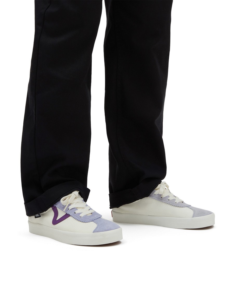 Vans Sport low trainers in white and purple