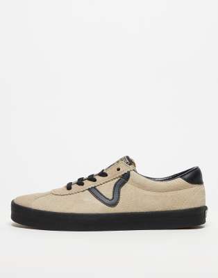 Vans - Sport - Sneaker in Beige mit niedrigem Schaft-Neutral