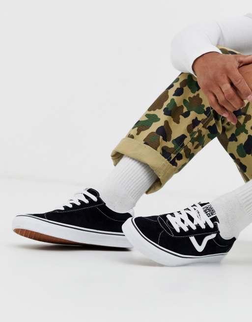 Vans Sport Sneakers In Black Asos