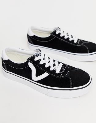 vans sport shoes black