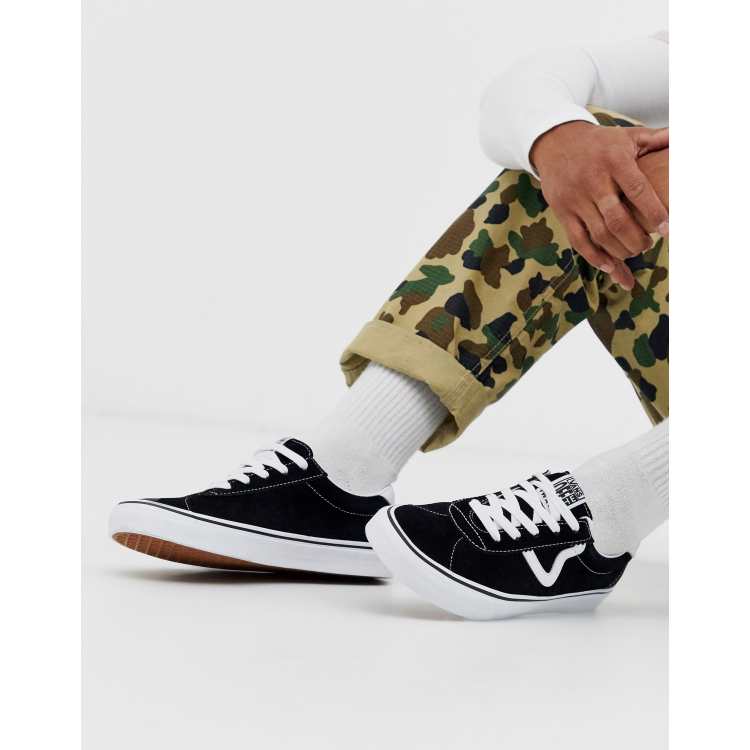 Vans Sport suede sneakers in black | ASOS