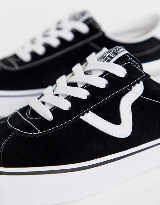 Vans suede sneakers in black |