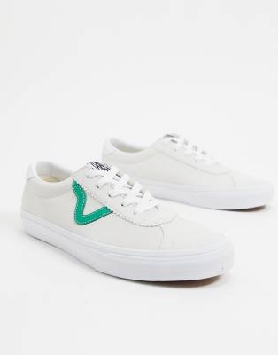 green suede vans