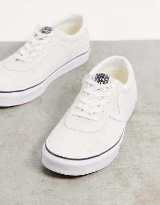 white vans suede