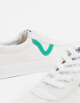 cream and green vans