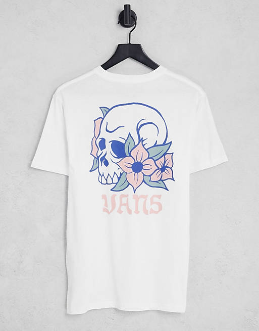 Vans - Spring Fever - T-shirt met print op de rug in wit