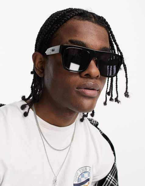 Vans squared off sunglasses in black - view 1