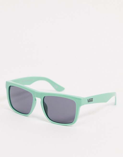 Vans squared off sunglasses in green