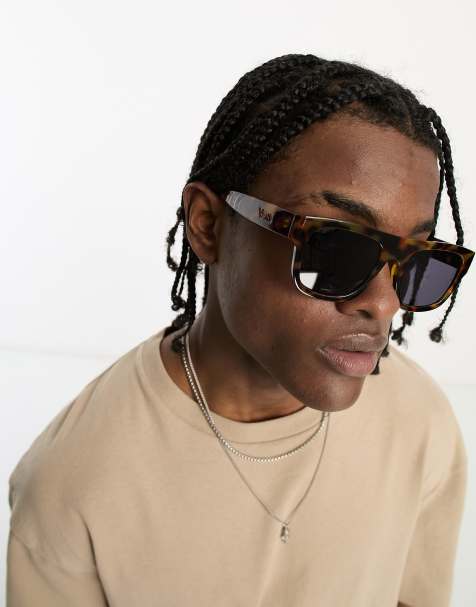 Vans squared off sunglasses in tortoiseshell - view 1