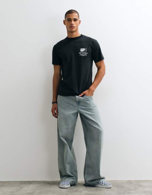 Vans Stacked Hi backprint t-shirt in black, 4 of 5