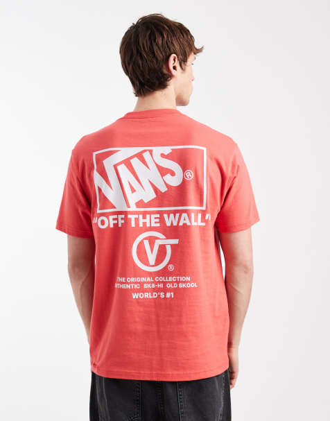 Vans - Stacked Hi - T-shirt in karmozijnrood - view 1