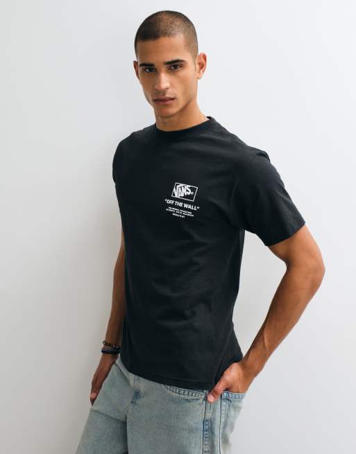 Vans Stacked Hi T-shirt met print op de rug in zwart, 3 van 5