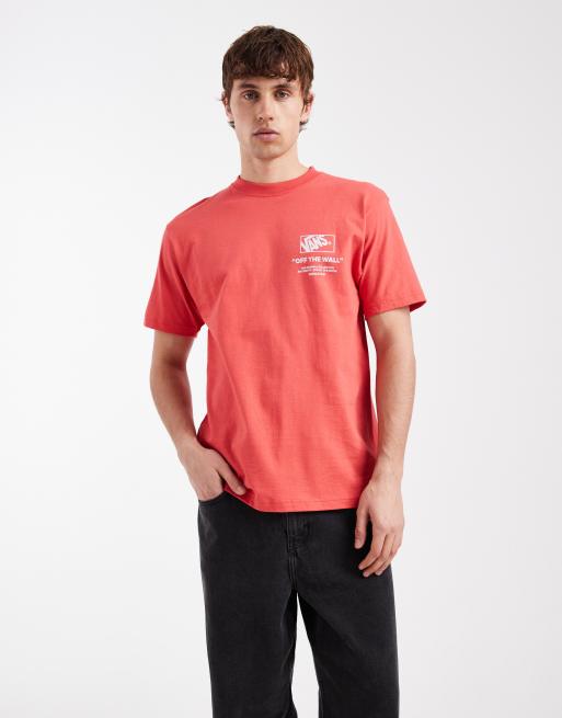 Vans Stacked hi tee in crimson haze, 2 of 5