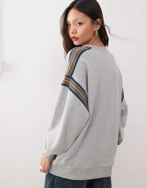 ゆす Vans Stadium Crew neck Sweatshirt in gray | ASOS