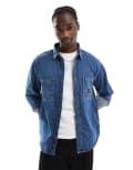 [Vans] Vans Stevens denim shirt in classic blue S Vintage indigo
