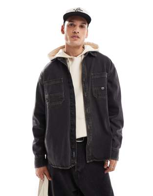 Vans Vans stevens denim shirt in washed black