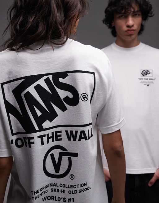 Vans - Stockpile - T-shirt met grafische print op de achterkant in wit, 4 van 4