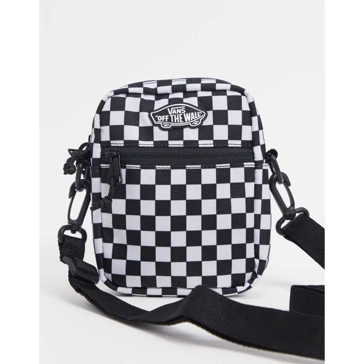 Vans Street Ready II Sac bandouli re carreaux Noir ASOS