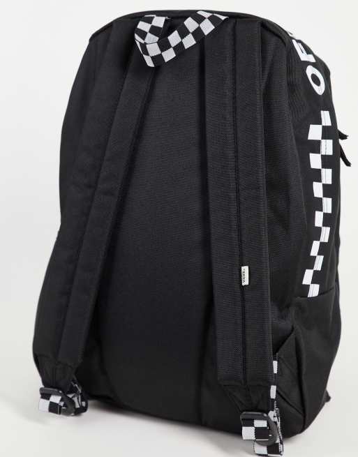 Vans sporty realm on sale black checkerboard backpack