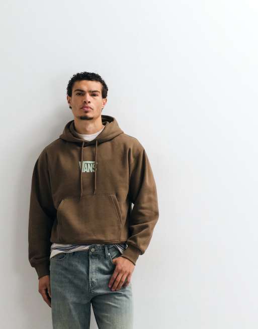Vans Stretch Logo pullover hoodie in brown, 4 of 5