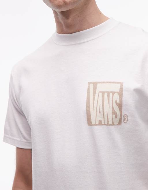 Vans – Stretch Stack Crackle – T-Shirt in Weiß mit Grafik, 5 von 5