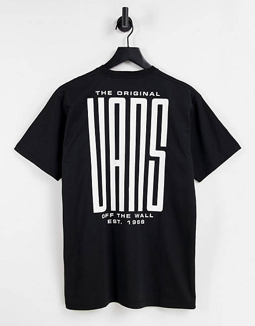 Vans Stretched back print t-shirt in black 