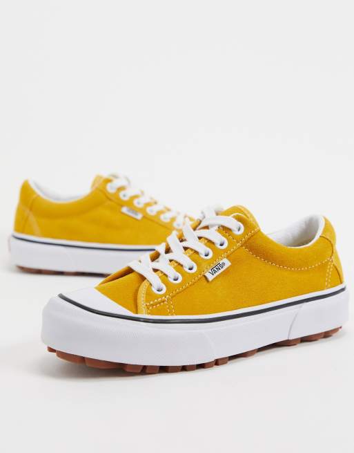 Vans jaune clearance et blanche