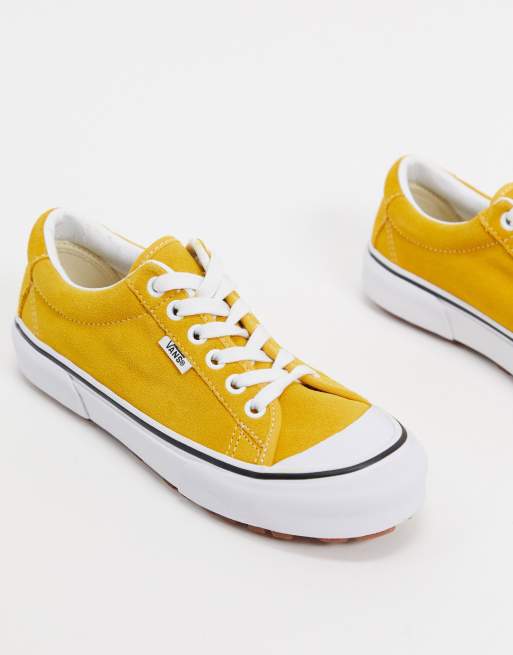 Vans jaune hotsell et blanche