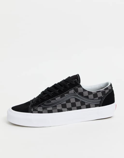 Vans checkerboard store black true white