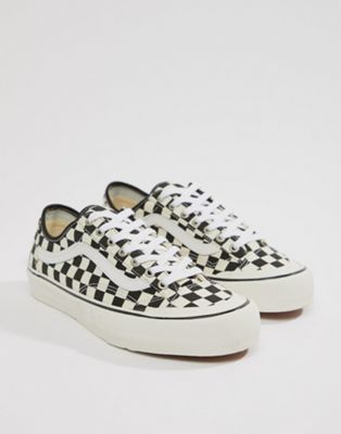 checkered vans thick sole