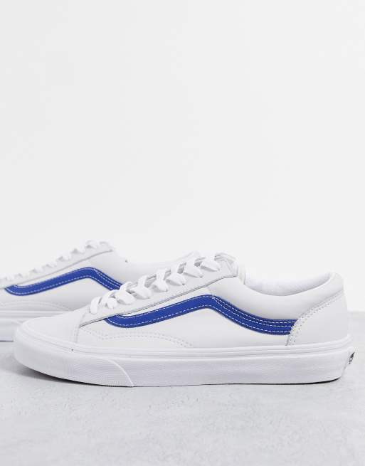 Vans Style 36 Leather Pop sneakers in white ASOS