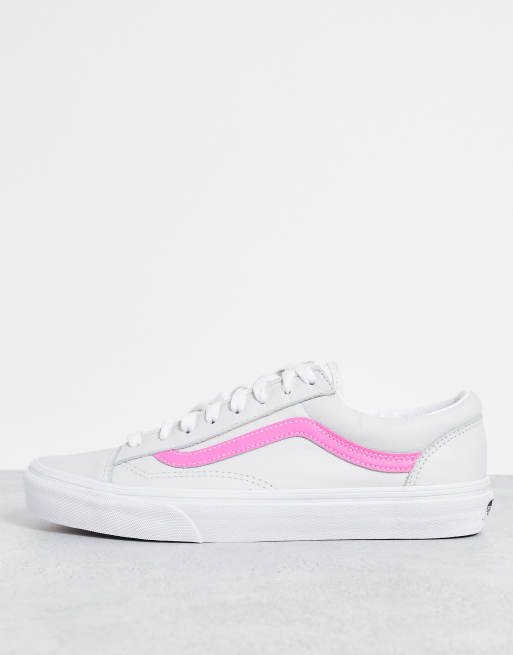 Vans - Style 36 Pop - Sneakers i hvidt/lpink læder