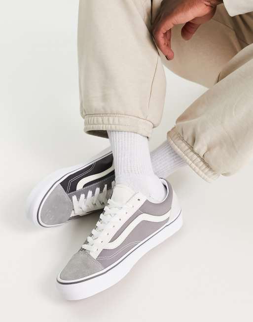Vans – Style 36 – Szaro-granatwe buty sportowe z blokami kolorów , 2 z 4