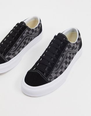 vans style 36 trainers in checkerboard