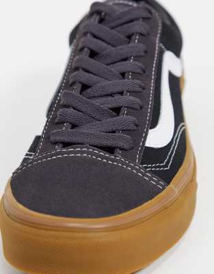 vans obsidian black gum