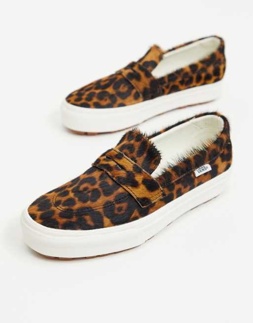 Vans Style 53 trainer cheetah print trainer in multi