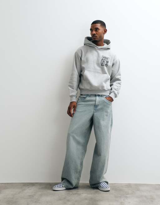 Vans - Sudadera con capucha tipo jersey en gris oscuro, 3 de 5