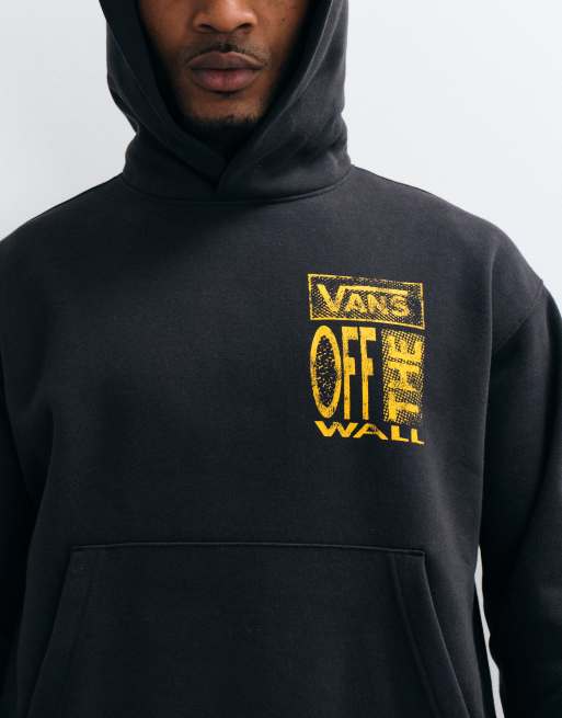 Vans - Sudadera con capucha tipo jersey negra, 5 de 5